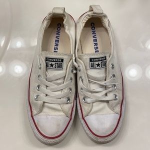 Women’s white low-top Converse
